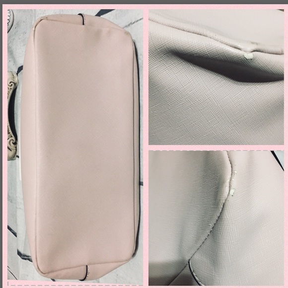 Aldo blush color chunky gold chain handles handbag - Picture 8 of 8